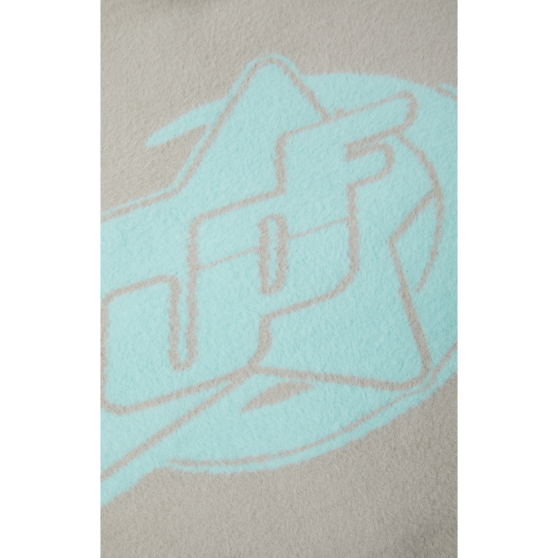 Zip Hoodie Grey Blue Neon | UNDEFINED 1999