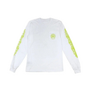 Longsleeve Lime Eye Chart White | Chrome Hearts