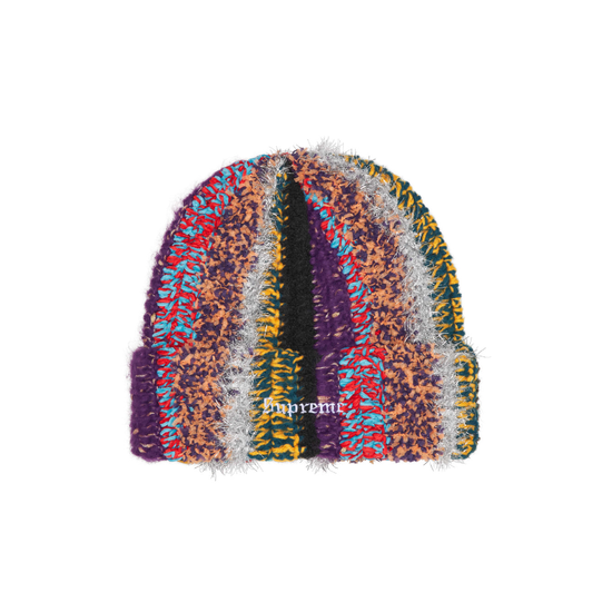 Beanie Tinsel Stripe Multi Colore | Supreme