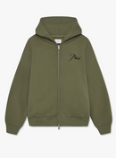 Zip Hoodie Classic Black White | Rhude, view 2