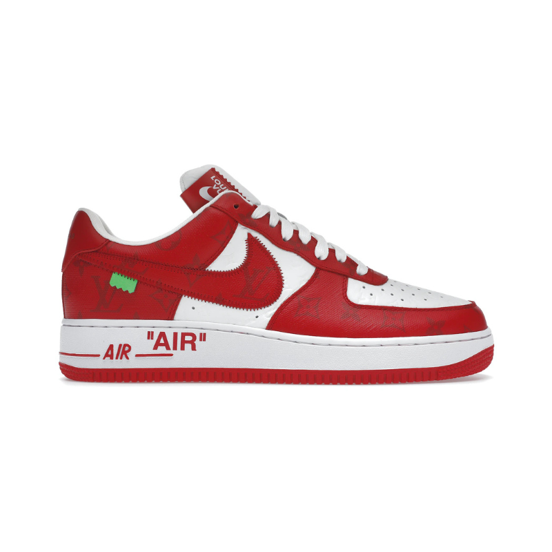 Low-top Air Force 1 White Red | Louis Vuitton x Off-White  x Nike