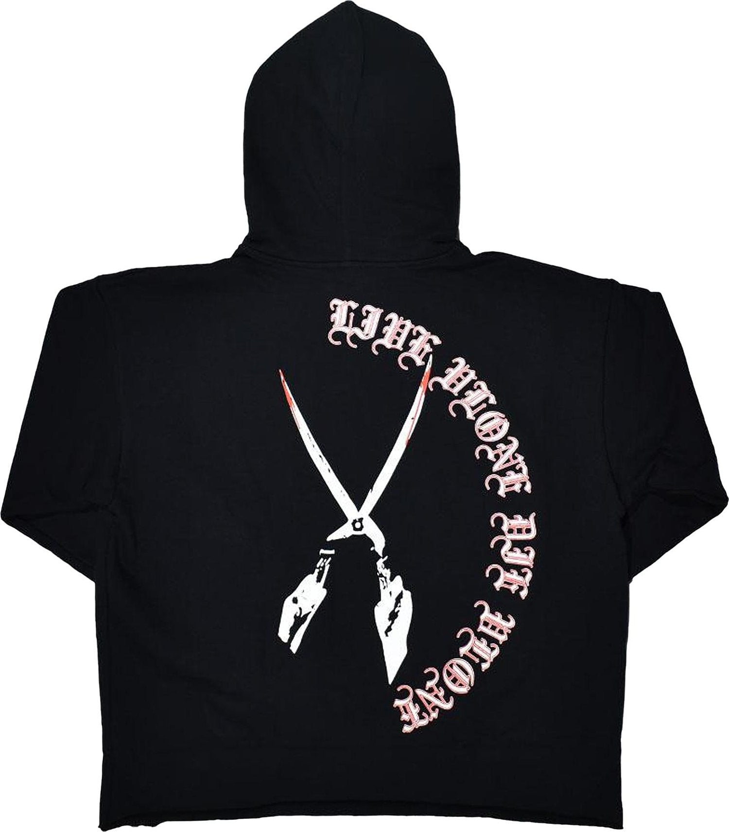 Hoodie Friends Slit Scissors 'Black' | Vlone