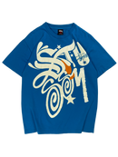 T-shirt Vintage Blue Logo (2) | Stussy
