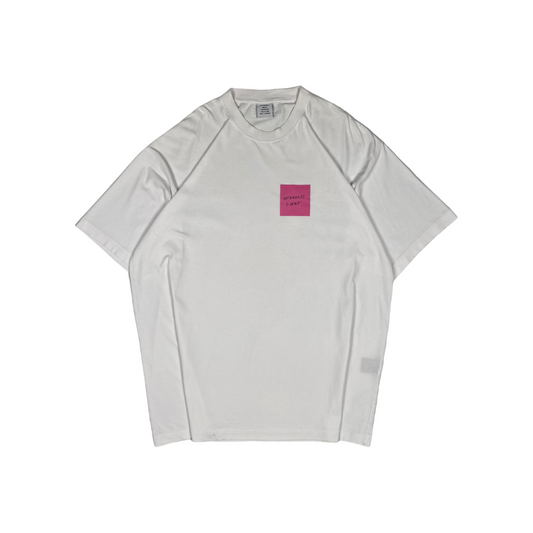 Vetements White Pink Tee