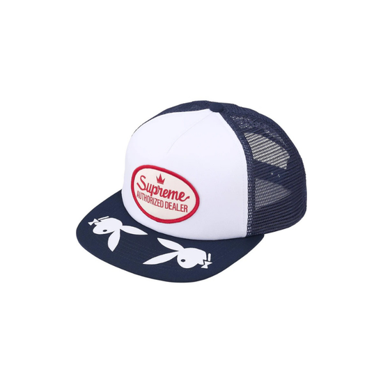 Cap Mesh Back 5-Panel Navy | Supreme x PlayBoy
