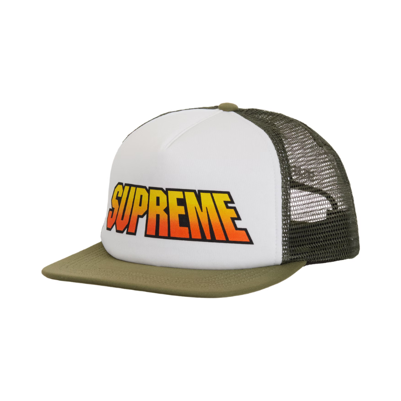 Cap Gradient Mesh Back 5-Panel 'Olive' | Supreme