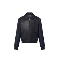 Leather Jacket Mix Navy | Louis Vuitton