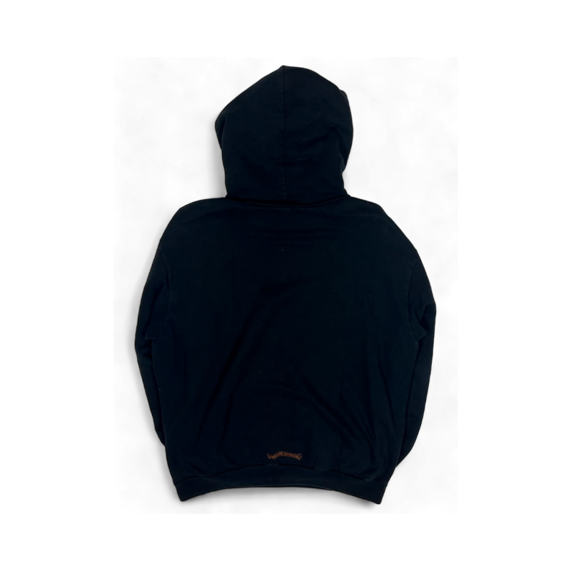 Chrome Hearts Vertical Logo Black Brown Hoodie