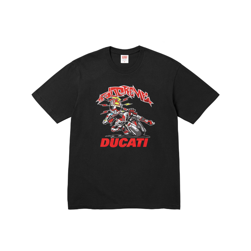 Supreme Ducati Bike Tee Black