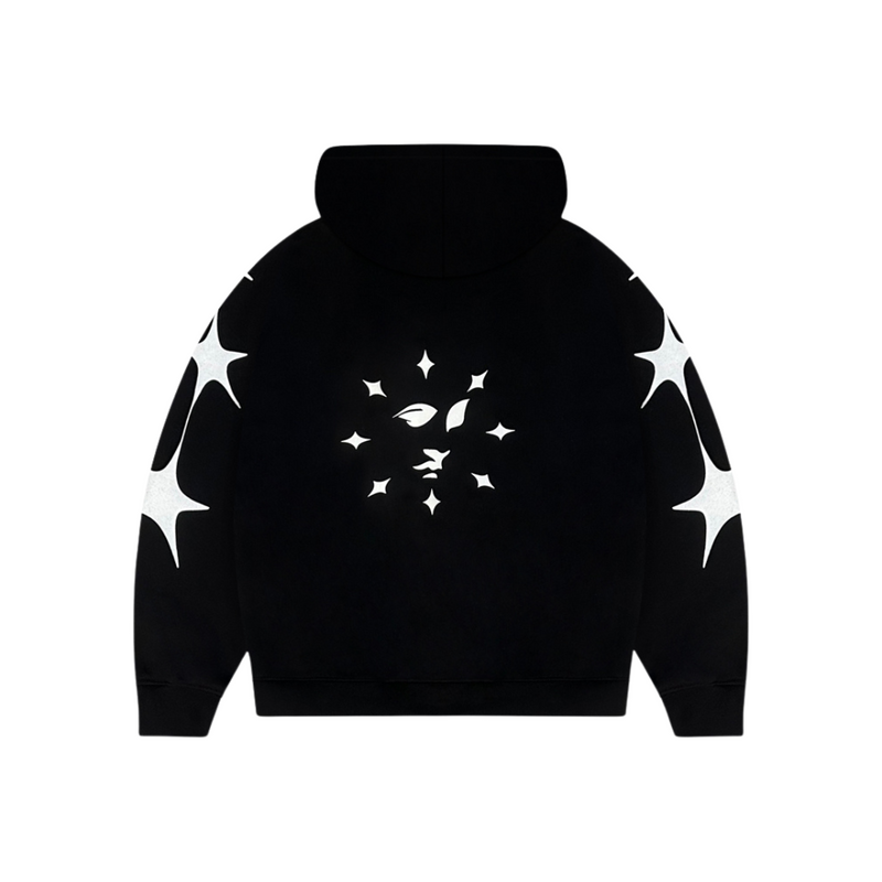 Zip Hoodie Cosmos Black | Année Lumière