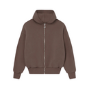 Sweat à capuche zippé November Brown | Perplex