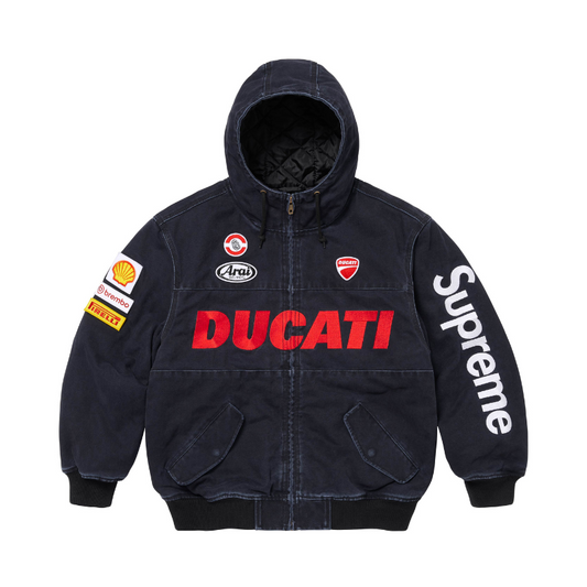 Supreme Ducati Hooded Racing Jacket Black