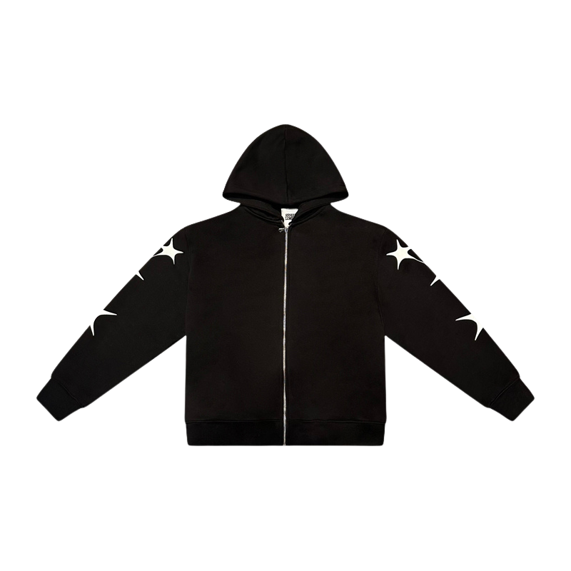 Zip Hoodie Cosmos Black | Année Lumière