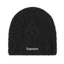 Bonnet en maille noire | Supreme