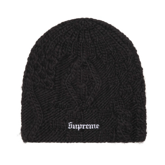 Beanie Block Knit Black  | Supreme
