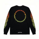Longsleeve Floral Gradient Green Orange | Chrome Hearts