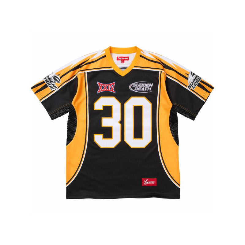 Supreme Sudden Death Football Jersey Yellow