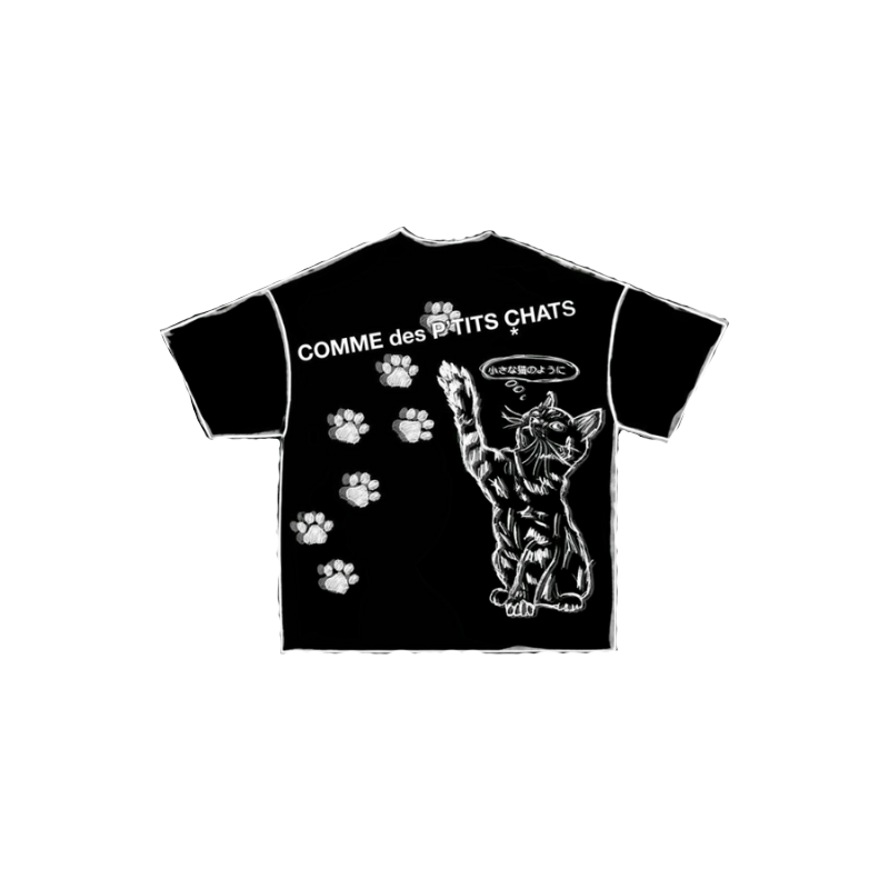 T-shirt CDPC Black | COMME des P'TITS CHATS