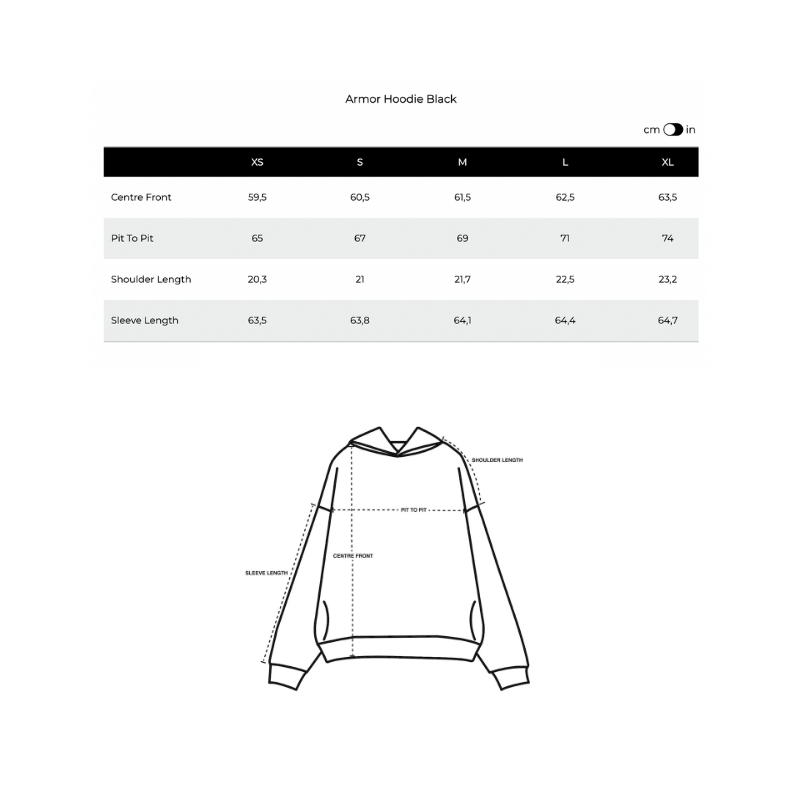 Armor Hoodie PERPLEX Stone Grey