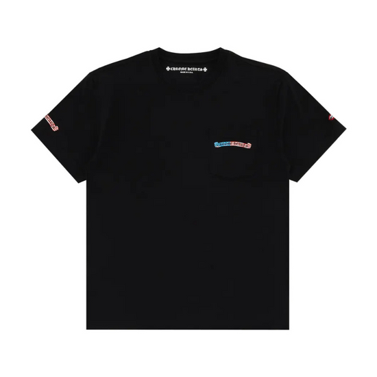 T-shirt Black USA Scroll | Chrome Hearts x Matty Boy