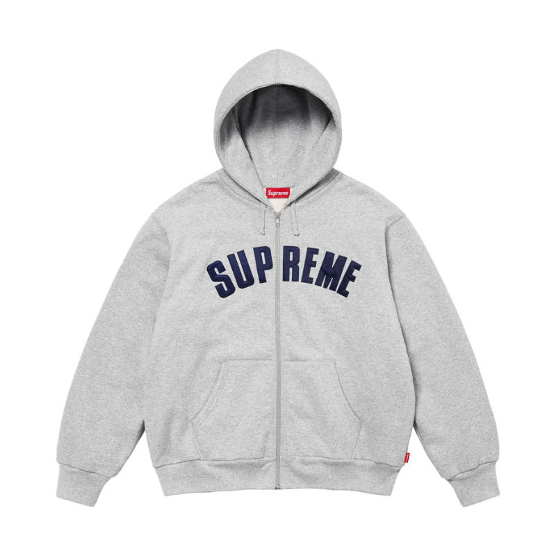 Zip Hoodie Zip hoodie Arc Thermal Lined Grey | Supreme