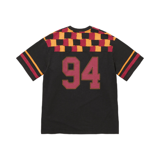 T-shirt Patchwork Yoke Black | Supreme