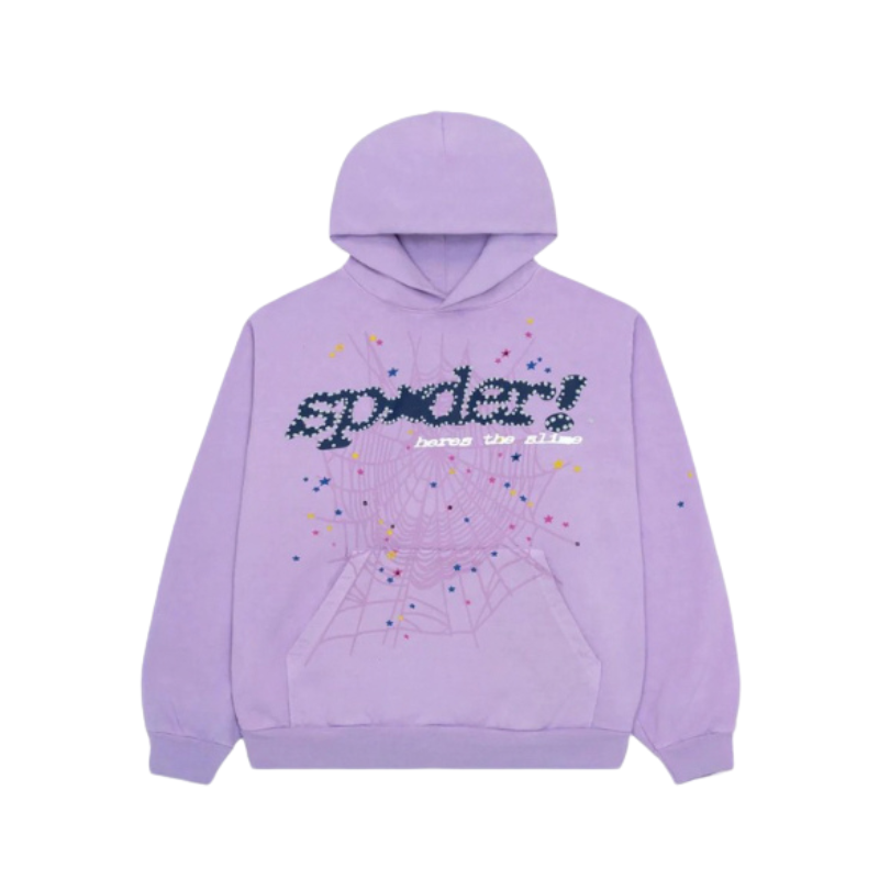 Hoodie SPIDER Violet Clair