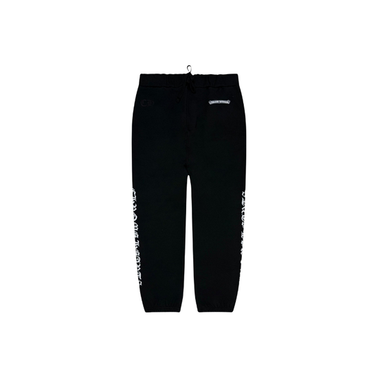 Joggers Scroll Logo Black | Chrome Hearts
