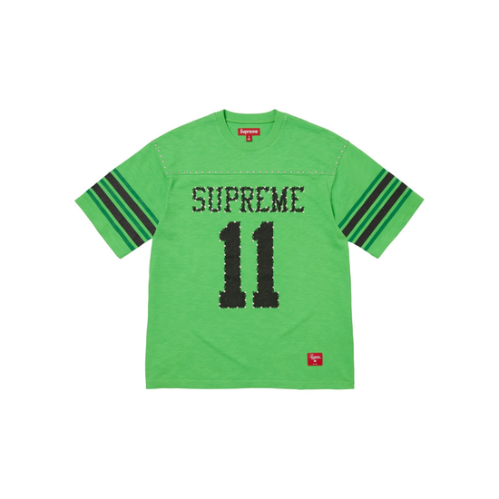 T-shirt Studded Football Green  | Supreme