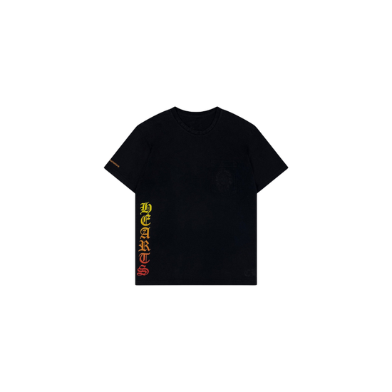 T-shirt Horseshoe Gradient Script Logo | Chrome Hearts
