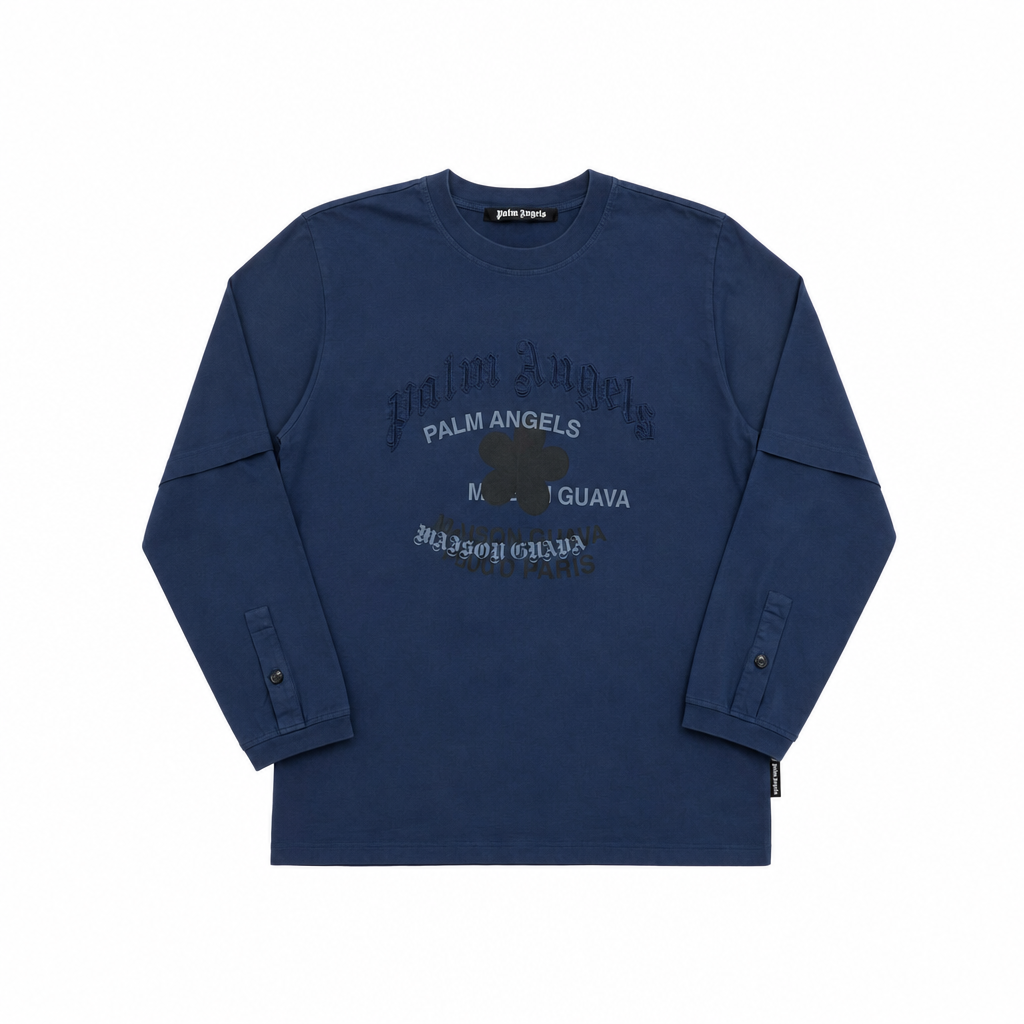 Longsleeve Navy PFW | Maison Guava x Palm Angels, view 2