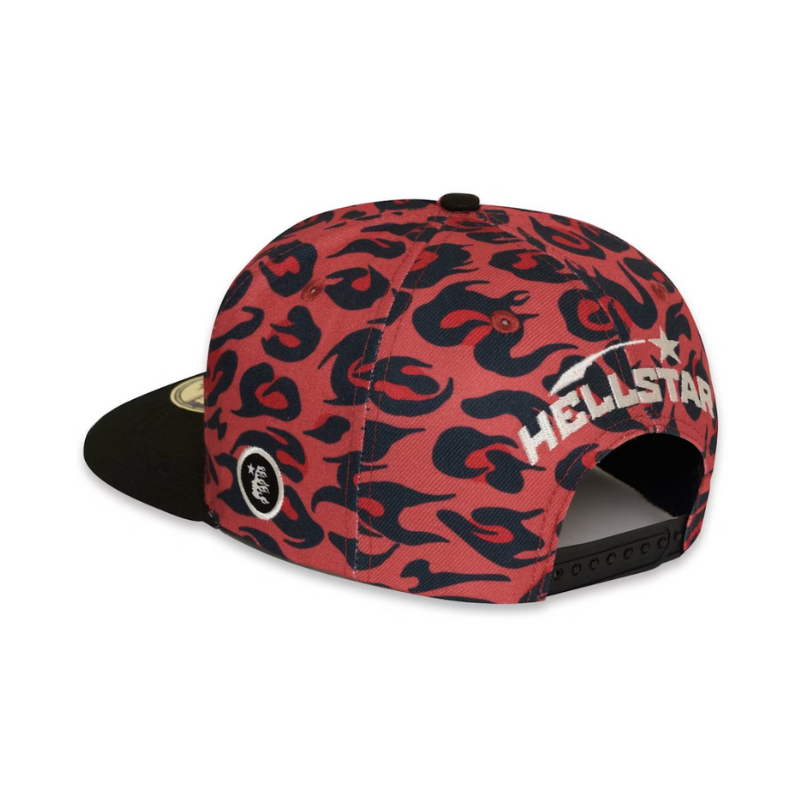 Cap HELLSTAR cheetah red