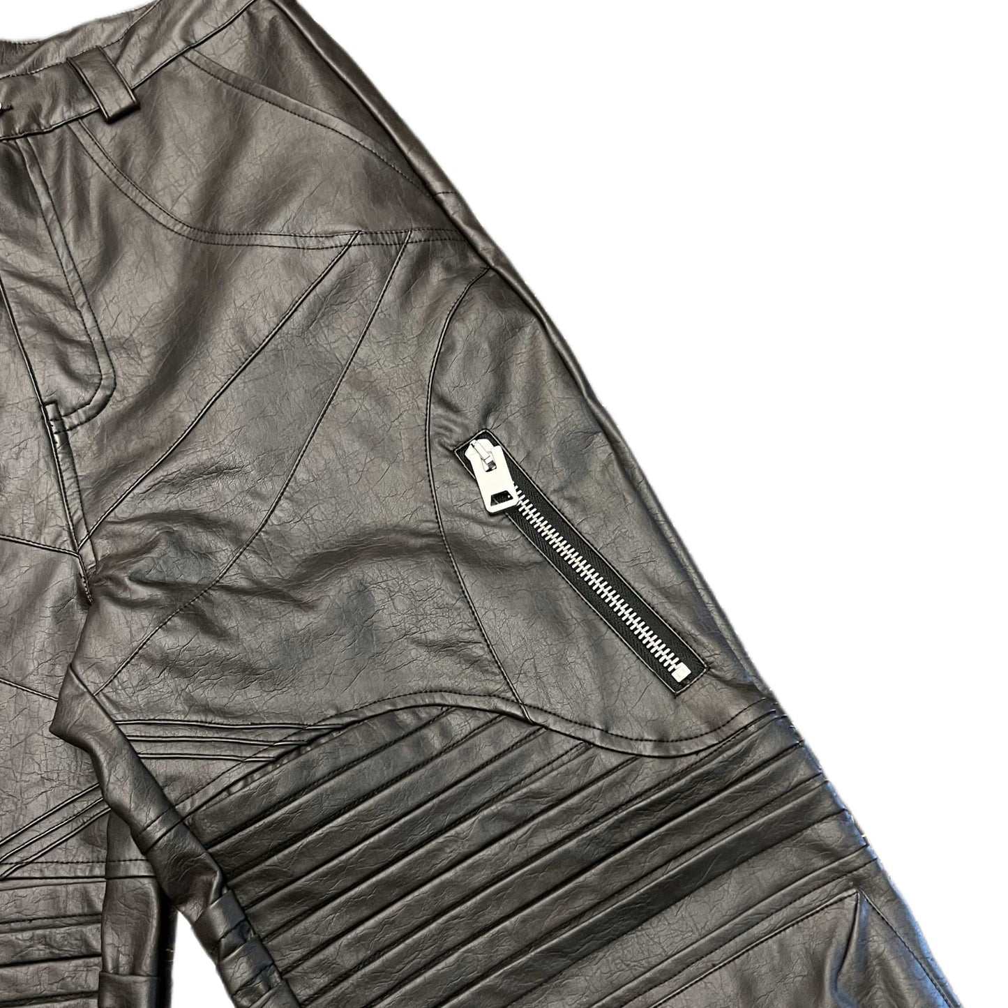 QAOS® Leather Pants QUIROZ in Black