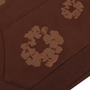 Hoodie Mono Cotton Wreath Brown | Denim Tears