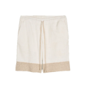Shorts Lin Empiecement Maille | Caleb