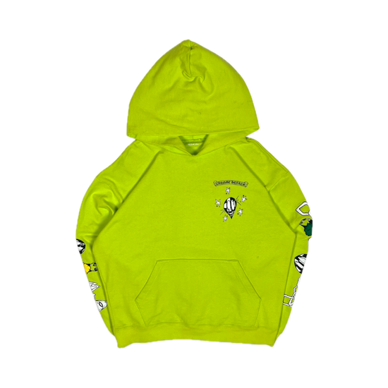 Hoodie Lime Green Link | Chrome Hearts x Matty Boy