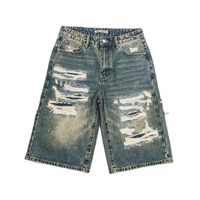 Denim Shorts Kiss Me Distressed  | VSNS