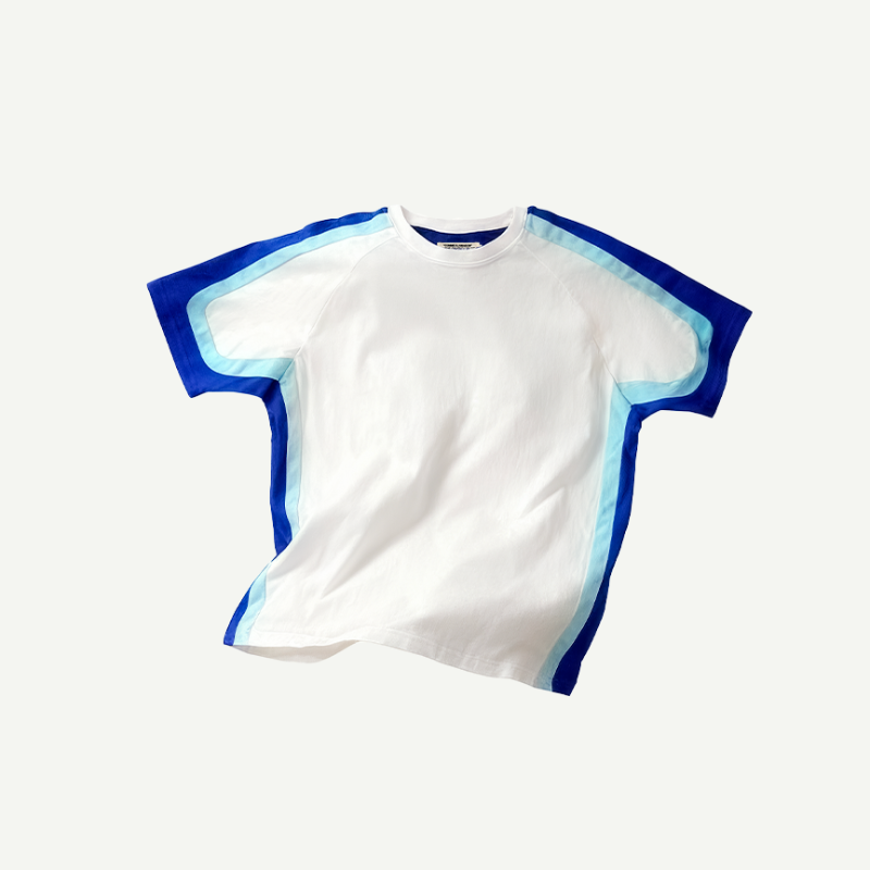 T-shirt Gradient Blue White | Maison Guava