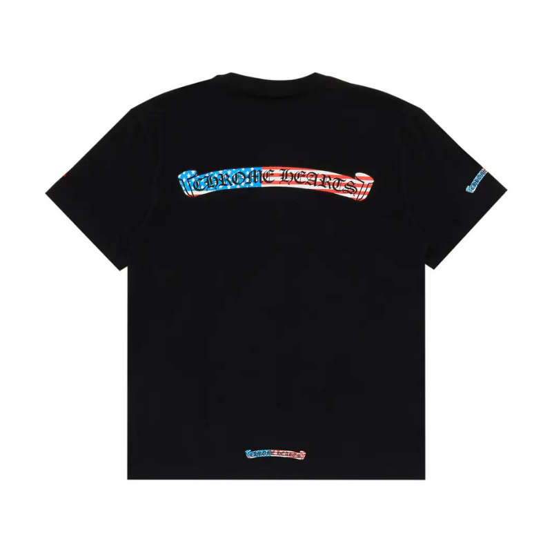 T-shirt Black USA Scroll | Chrome Hearts  x Matty Boy