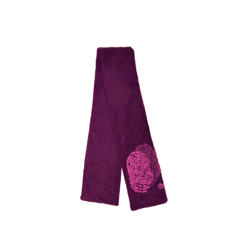 Knitwear Mohair Scarf - Fuchsia | Pierre Bassene