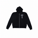 Zip Hoodie Mini Floral Black | Chrome Hearts