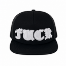 Cap Black Fuck Leather White  | Chrome Hearts