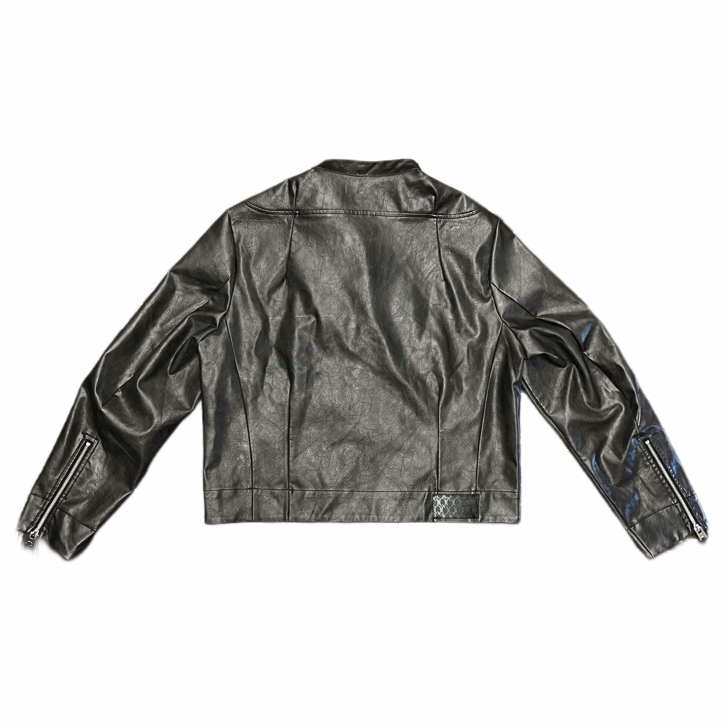 QAOS® Leather Jacket QUIROZ in Black