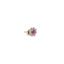Ring Desert Star Green - Gold Earring | Pacret Studio