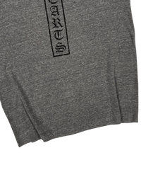 T-shirt Grey V Neck Stars Logo | Chrome Hearts