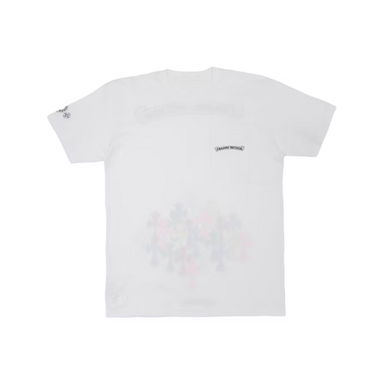 T-shirt Cross Multi Color White | Chrome Hearts