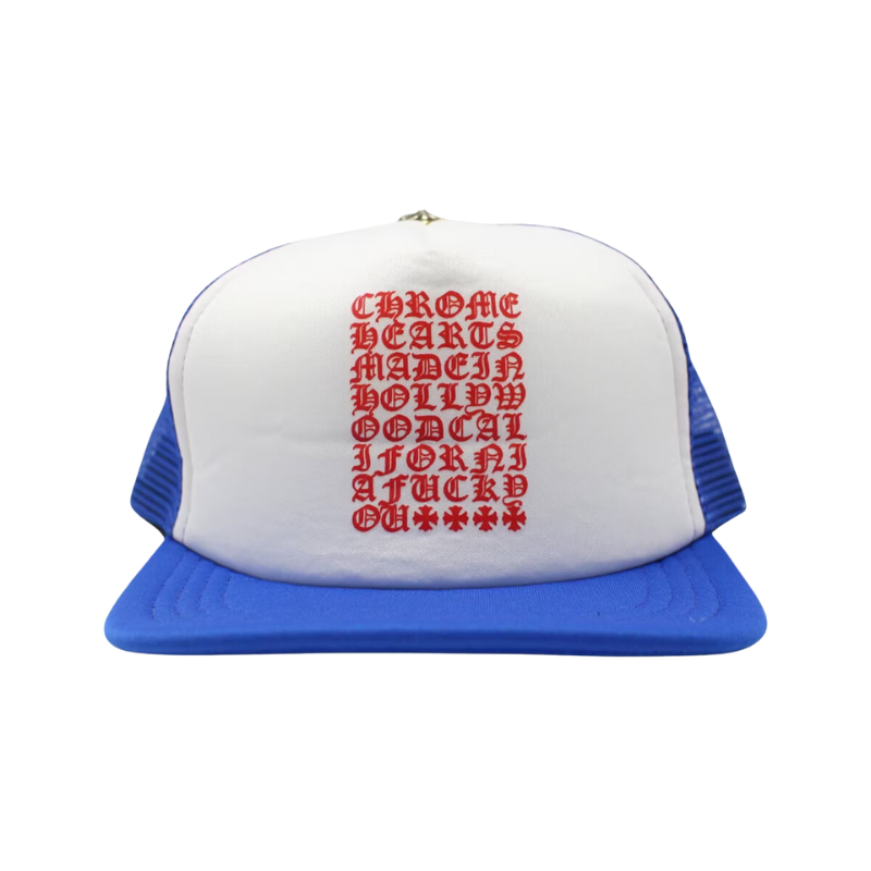 Cap Blue/Red "Made in Hollywood" | Chrome Hearts