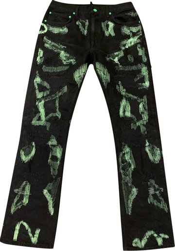 Jeans Vlone x Endless Denim 'Black/Green'