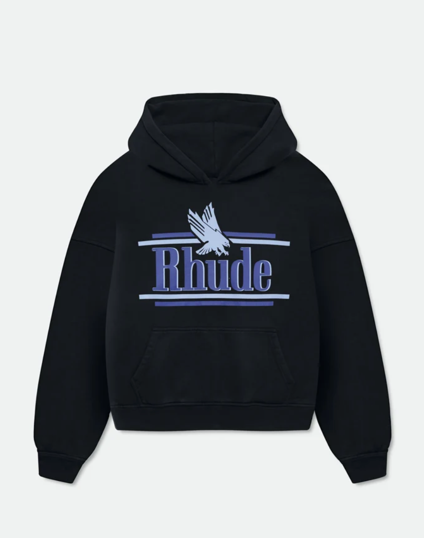 Hoodie Rossa Black | Rhude, view 2