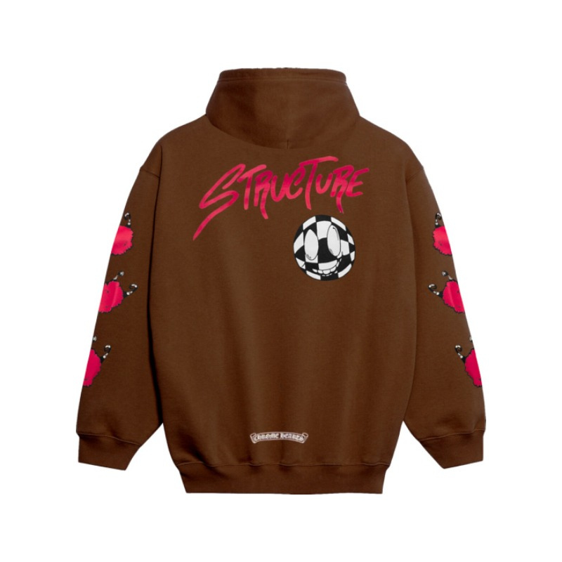 Hoodie Matty Boy 'Structure' Brown | Chrome Hearts